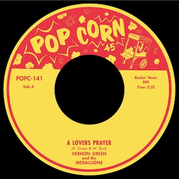 Green ,Vernon And The Medallions - A Lovers Prayer + 1